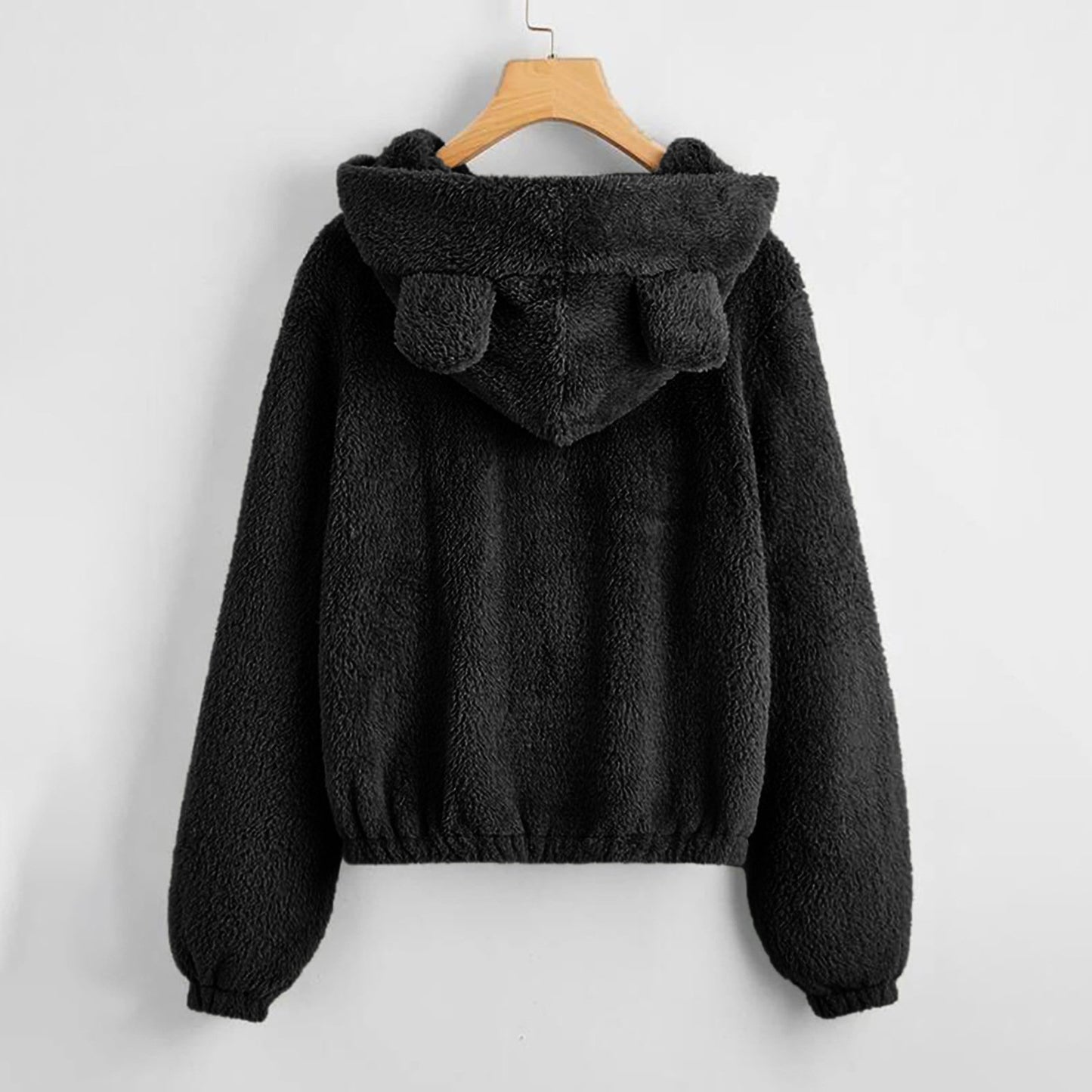 Women Warm Winter Hoodies Zipper Tops