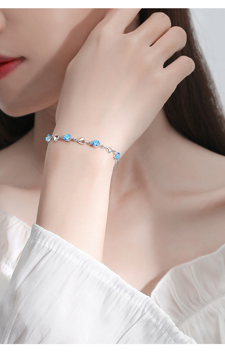 Fashion Lover Luxury Sterling Sliver Bracelet for Women