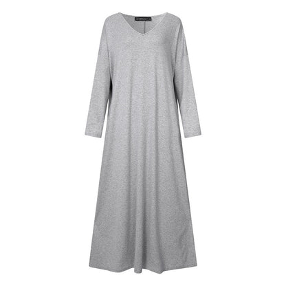 Casual Women Long Cozy Dresses