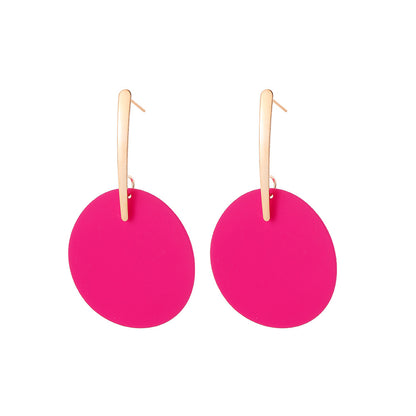 Fashion Geometry Design Women Drop Earrings