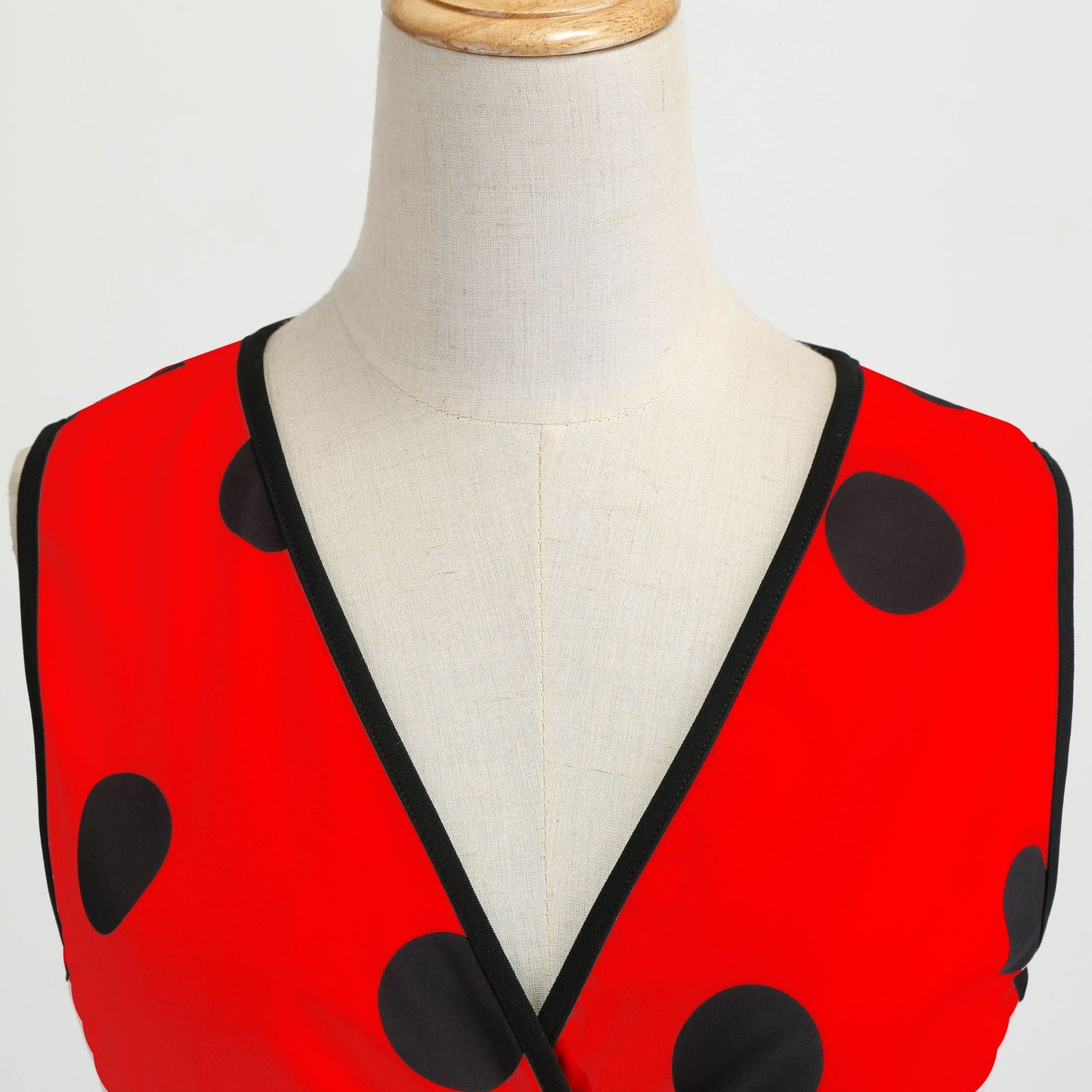Summer Sleeveless Polka Dot Dresses