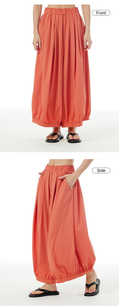 Summer Casual Plus Sizes Wide Legs Pants
