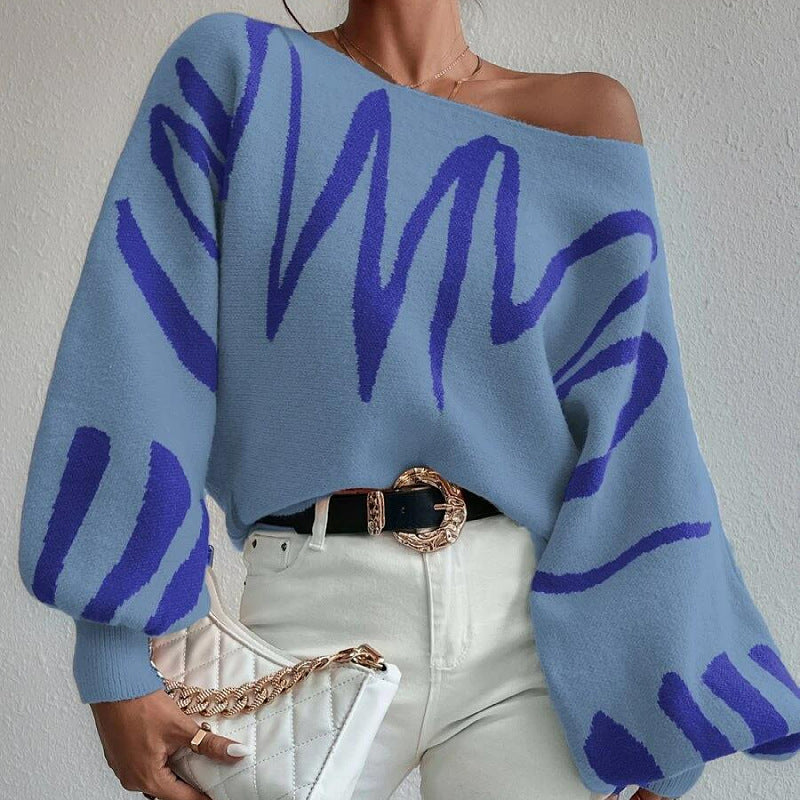 Designed Women Loose Knitted Sweaters