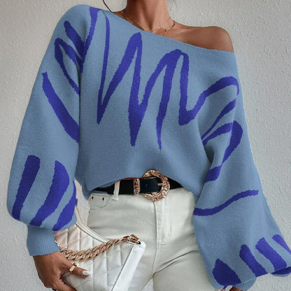 Designed Women Loose Knitted Sweaters