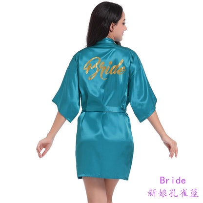 Women Wedding Bride Summer Night Gown