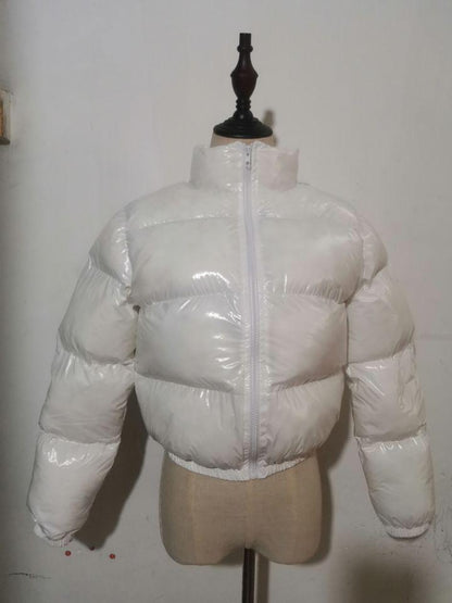 Winter Bright Color Women Short Overcoats-STYLEGOING