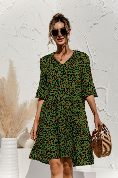 Casual Short Cake Style Daily Dresses