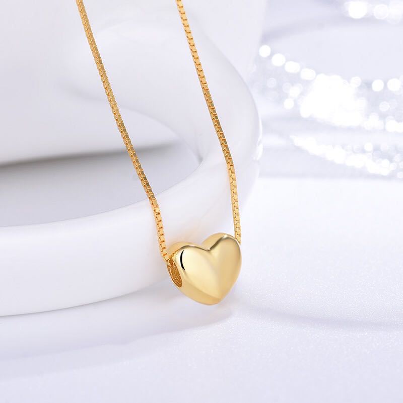 Fashion Sweetheart Shape Sliver Necklace for Women