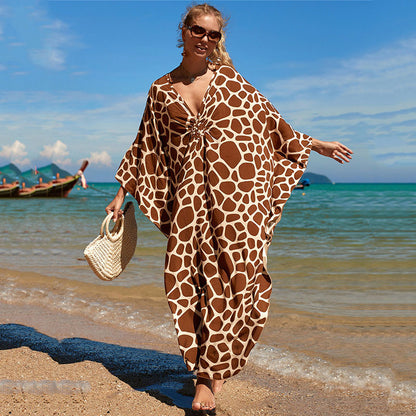 Sexy Deep V Neck Pullover Bikini Cover Ups