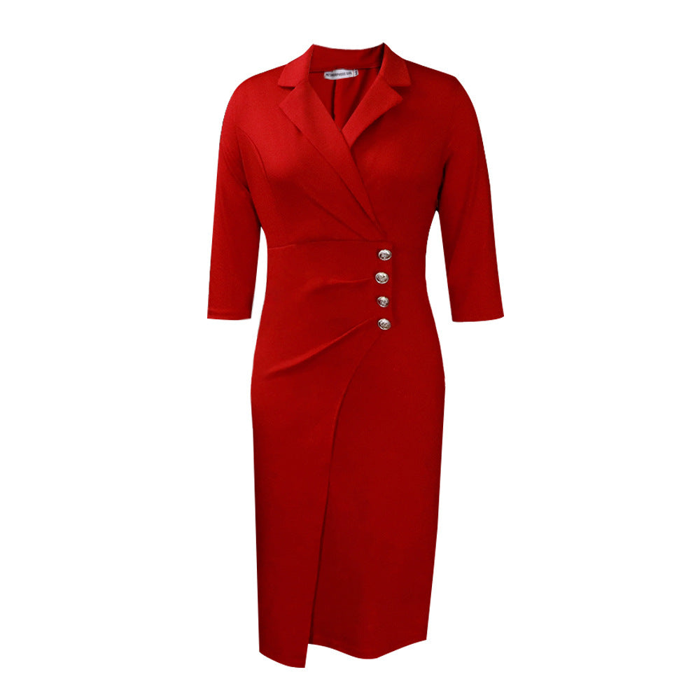 Elegant Office Lady Pencil Sheath Dresses