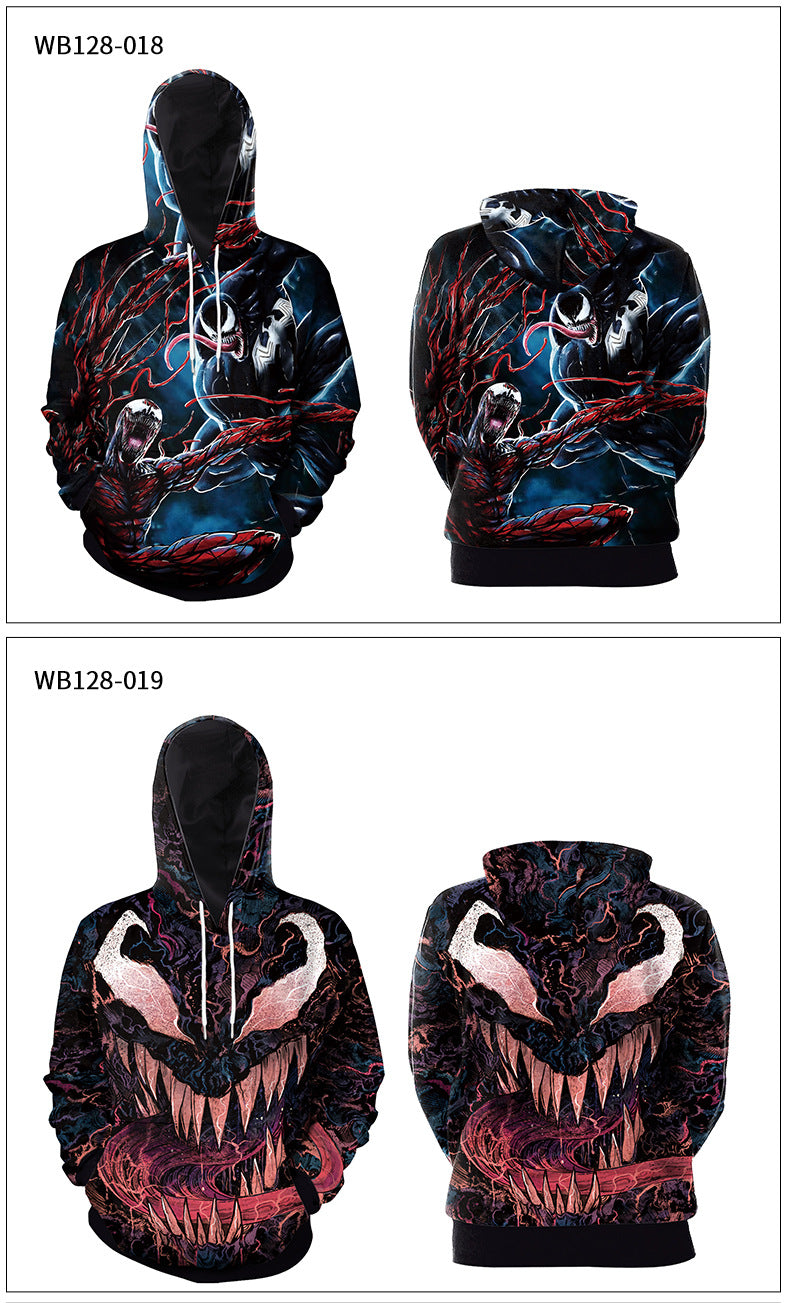Hip Hop Style Women Plus Sizes Hoodies for Halloween
