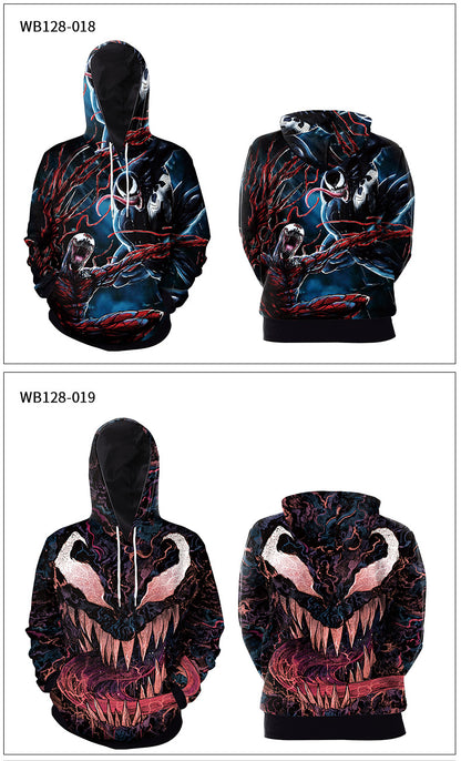 Hip Hop Style Women Plus Sizes Hoodies for Halloween