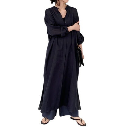 Casual Women Cozy Long Shirts Dresses