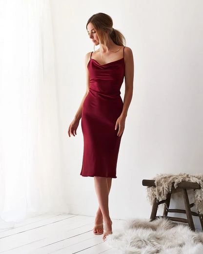 Sexy Sleeveless Suspender Straps Backless Party Dresses