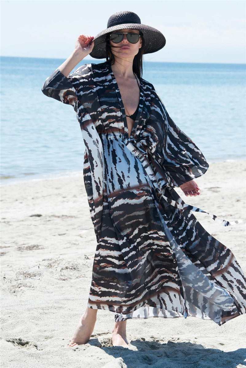 Summer Chiffon Beach Cover Up Dresses for Women