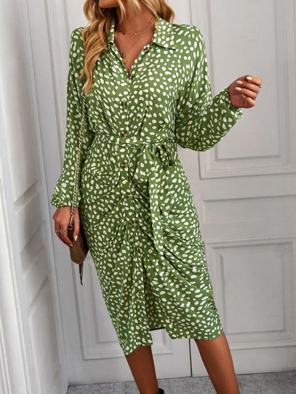 Designed Floral Print Summer Shirts Dresses