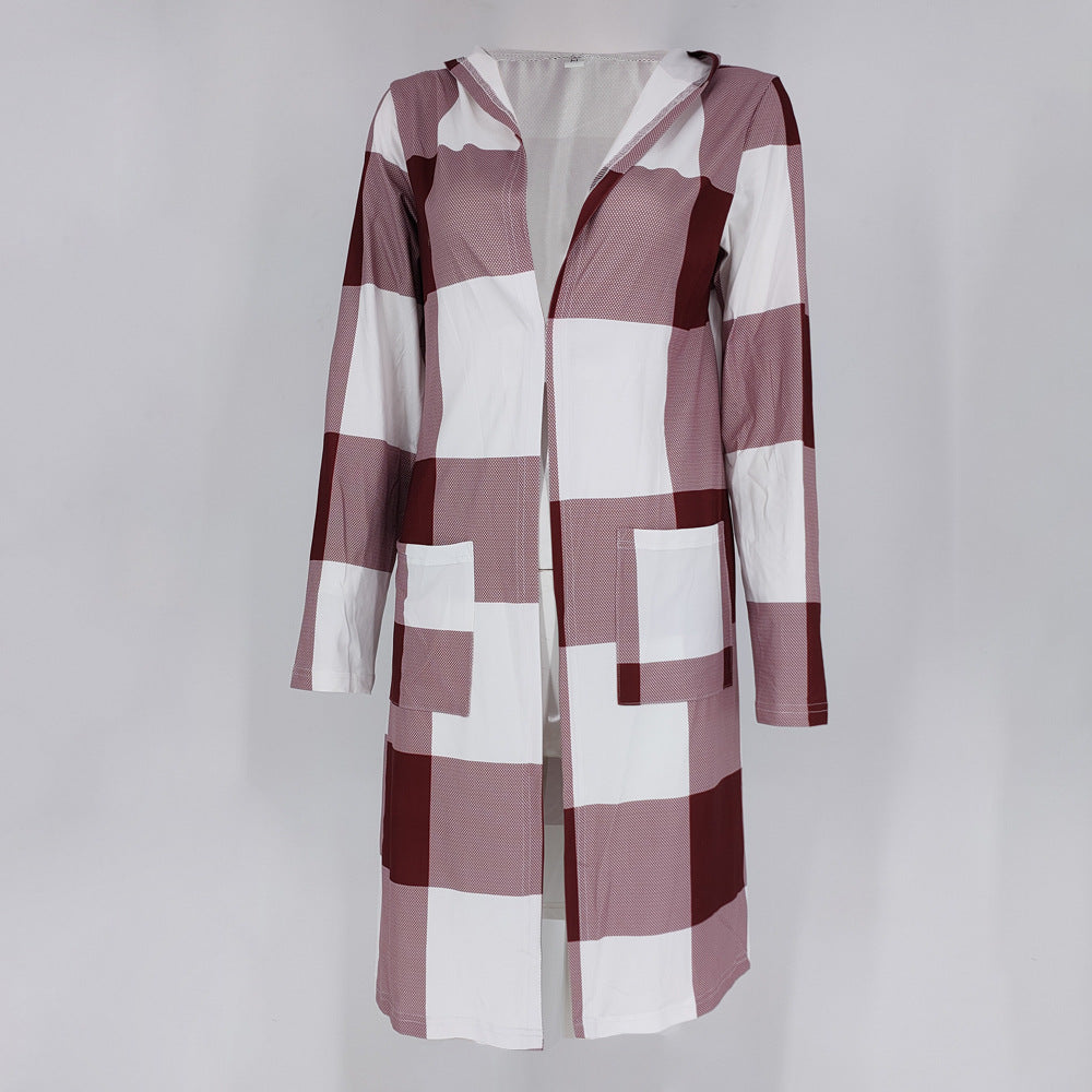 Women Long Sleeves Long Hoodies Overcoat