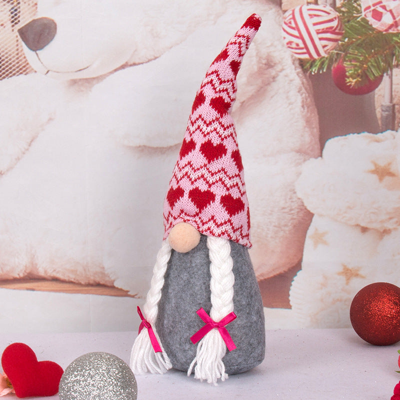 Valentine's Day Decoration Faceless Doll