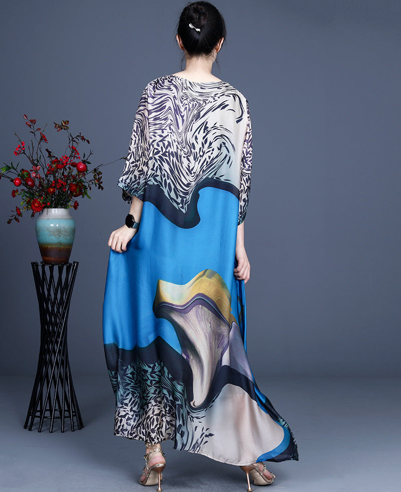 Luxrury Tencel Irregular Long Dresses