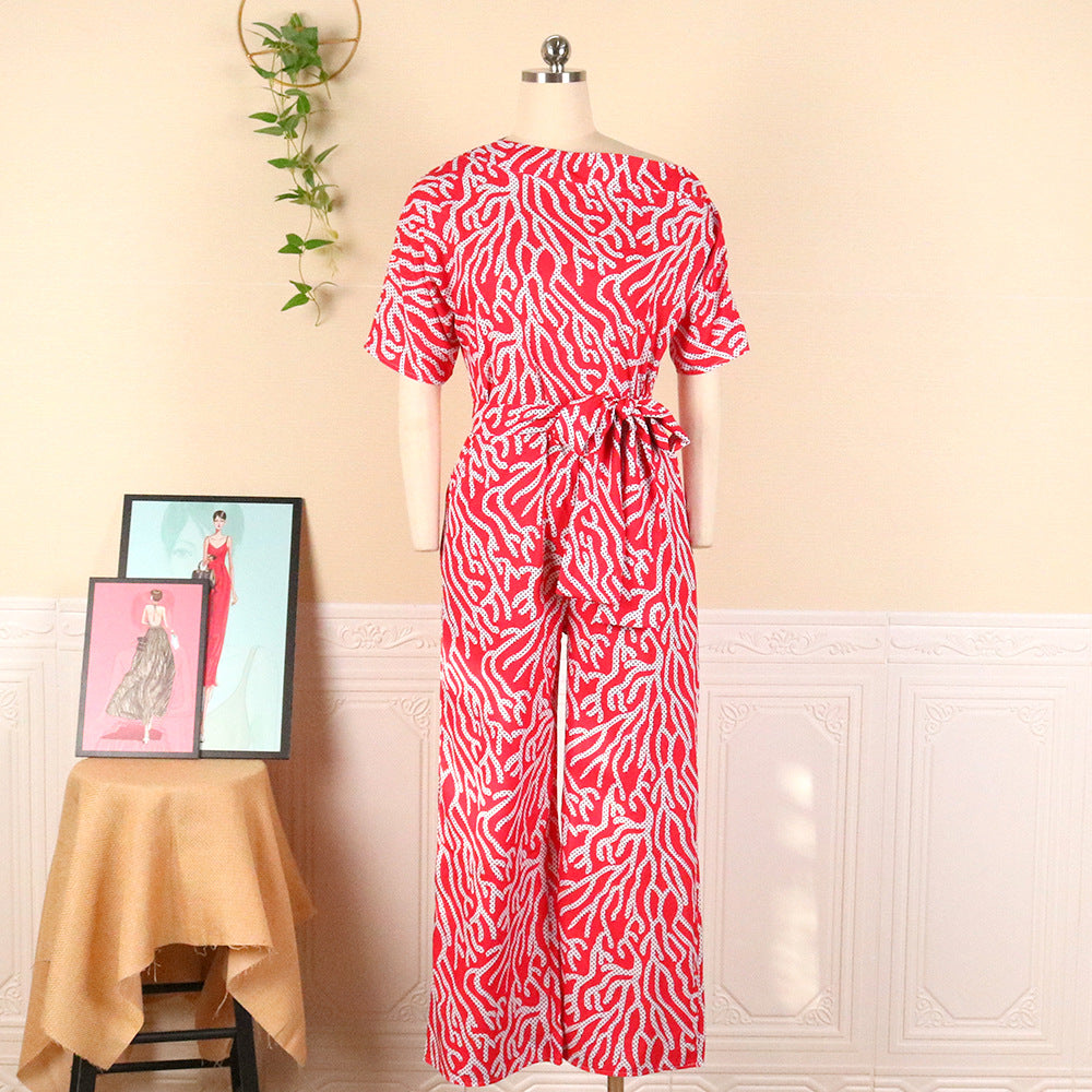 Sexy One Shoulder Women Jumpsuits
