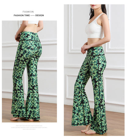 Casual High Waist Trumpet Yoga Pants for Women
