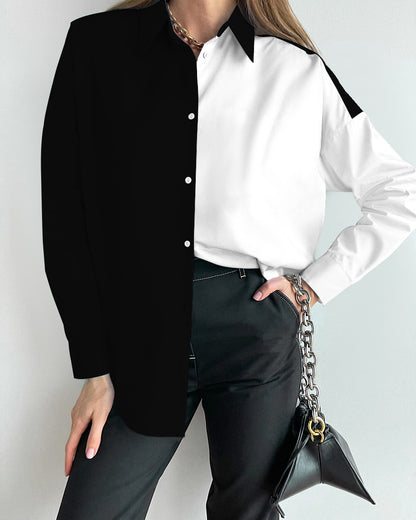Casual Long Sleeves Fall Shirts for Women