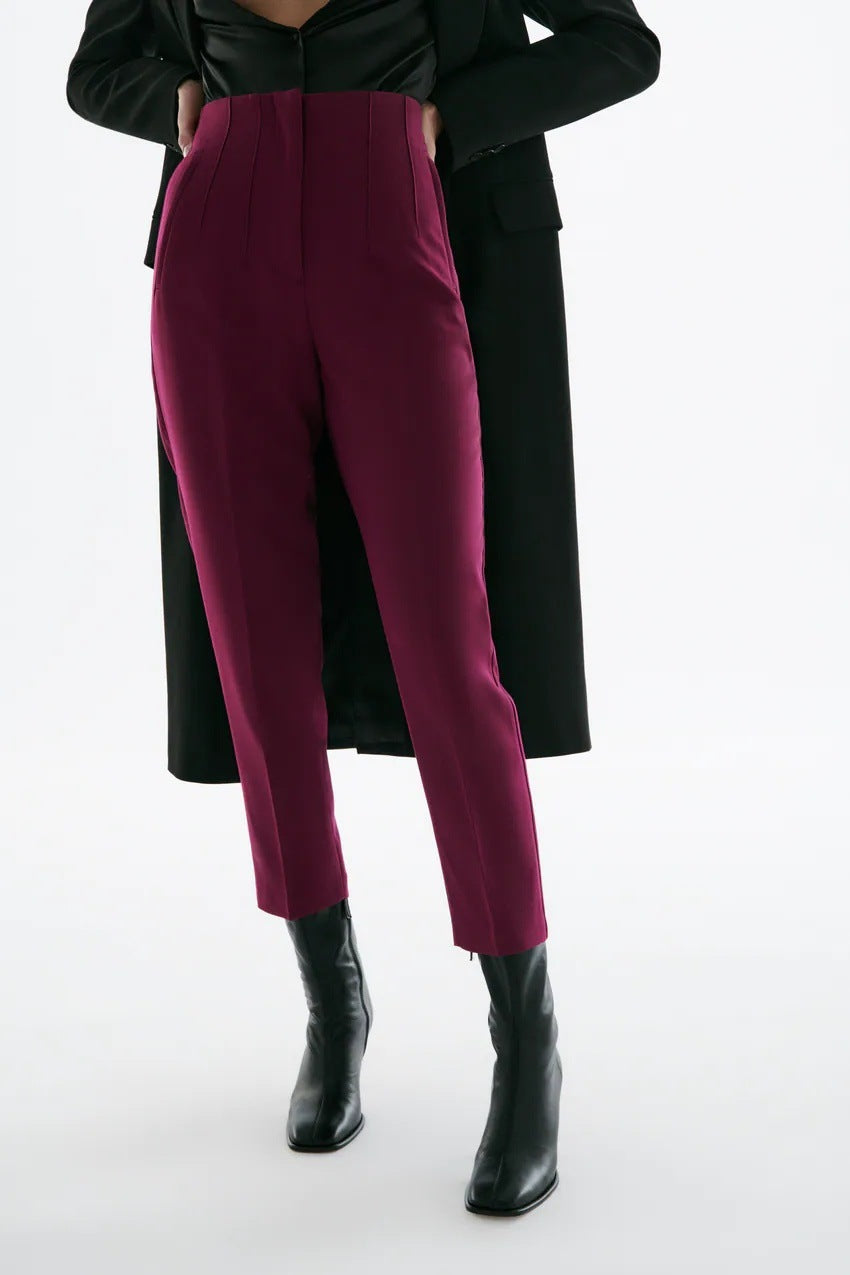 Elegant High Waist Summer Slim Casual Pants for Women