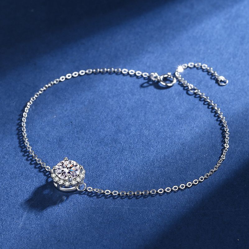 Simple Design Sterling Silver Bracelet