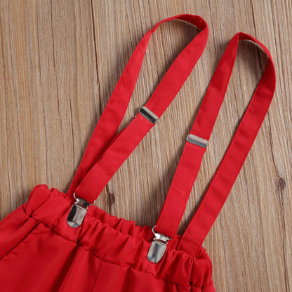 Foraml Merry Christmas Bowknot Boys Shirts and Pants