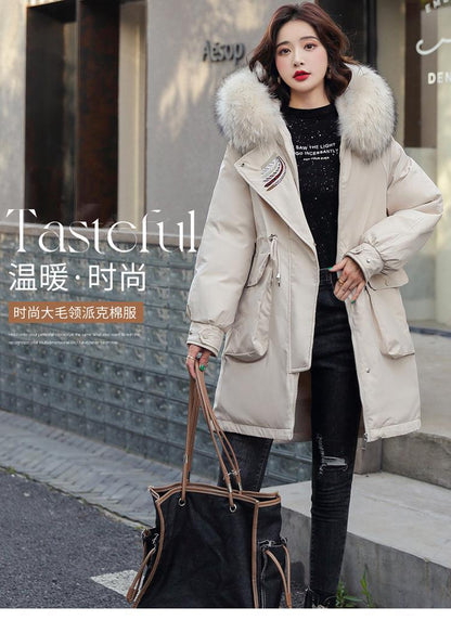 Warm Thick Velvet Plus Sizes Winter Outerwear for Women