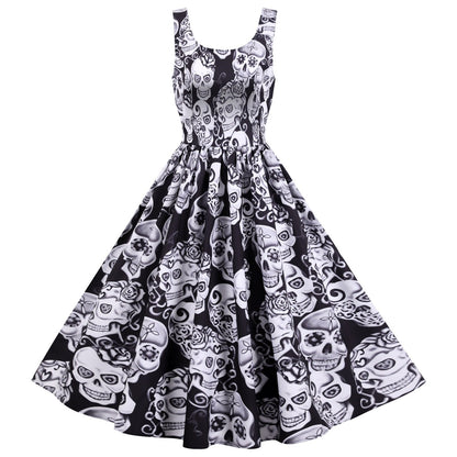 Sexy Tank Top Vintage Halloween Dresses-STYLEGOING