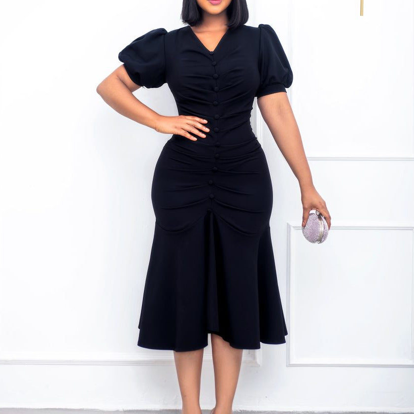 Elegant Office Lady Plus Size Dresses