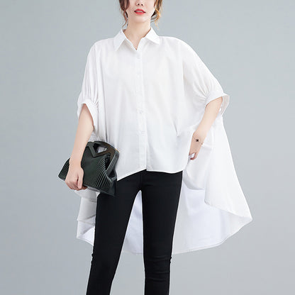 Summer Bat Sleeves Plus Sizes Shirts for Women
