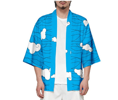 Simple Design Kimono for Women and Men
