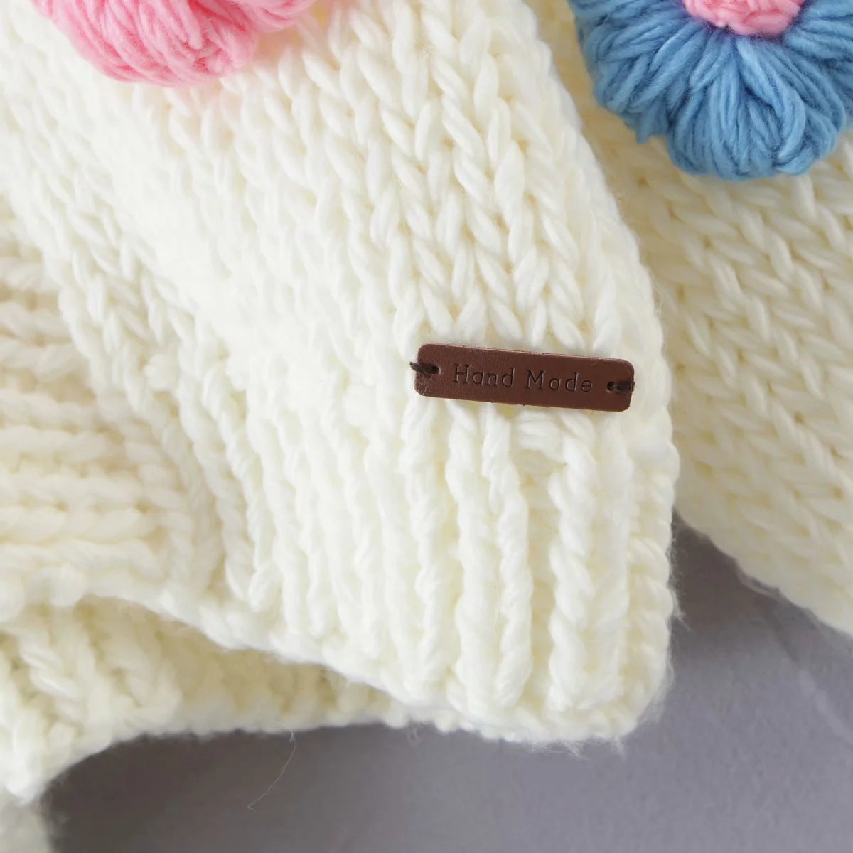 Lovely Handmade 3D Design High Waist Short Sweaters