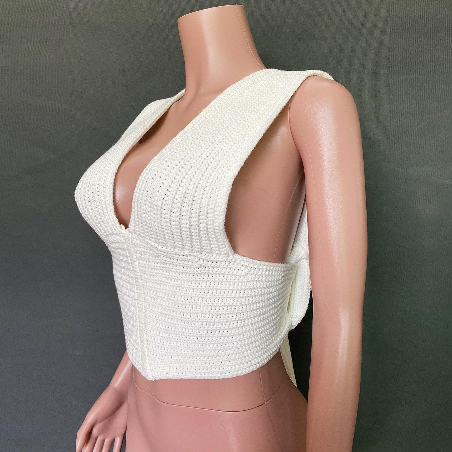 DIY Knitting Bangdage Tops-STYLEGOING