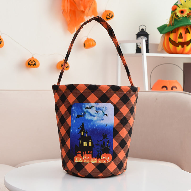 Halloween Pumpkin Candy Handle Bags/Basket