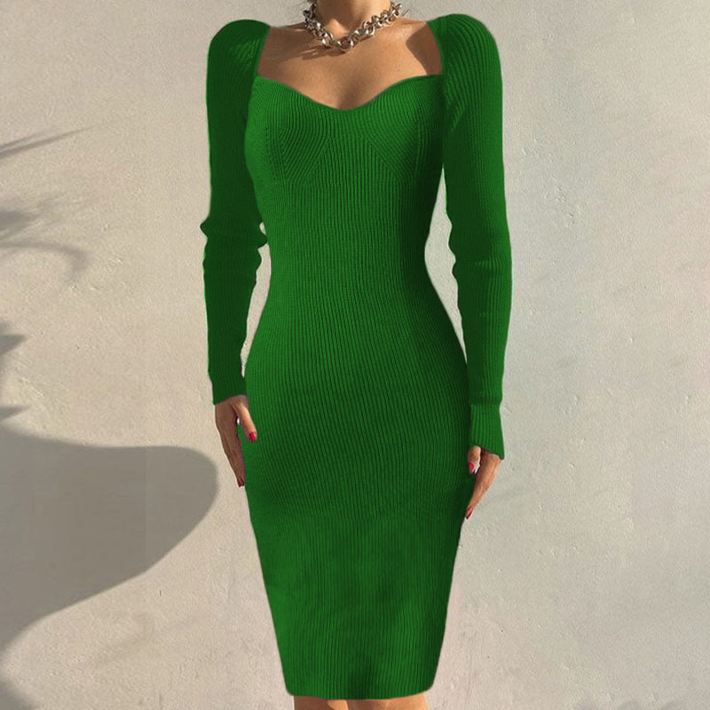 Sexy Sheath Knitted Dresses