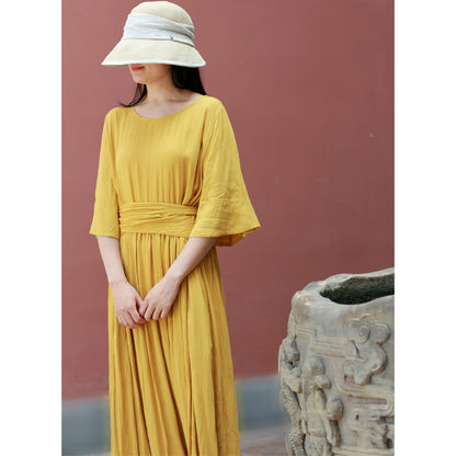 Vintage Trumpet Sleeves Long Dresses for Women