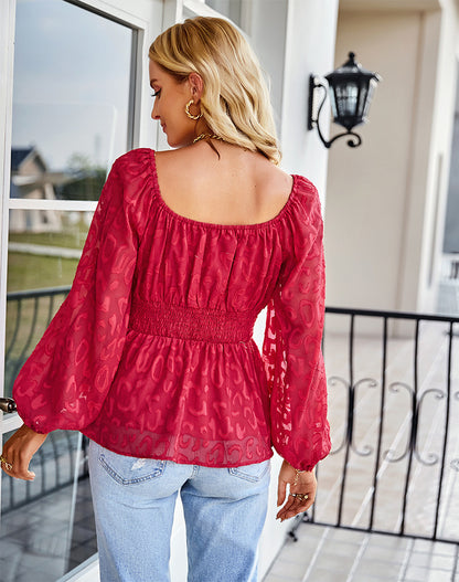 Designed Long Sleeves Blouses for Women