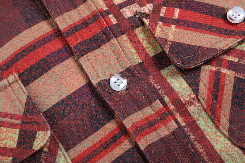 Plaid Winter Hoodies Jacket Outerwear for Men