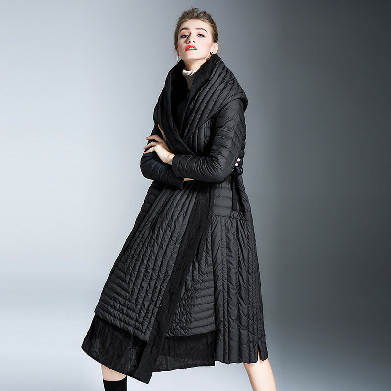 Winter Warm Long Down Overcoats for Women