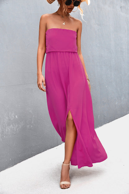 Sexy Strapless Summer Daily Dresses