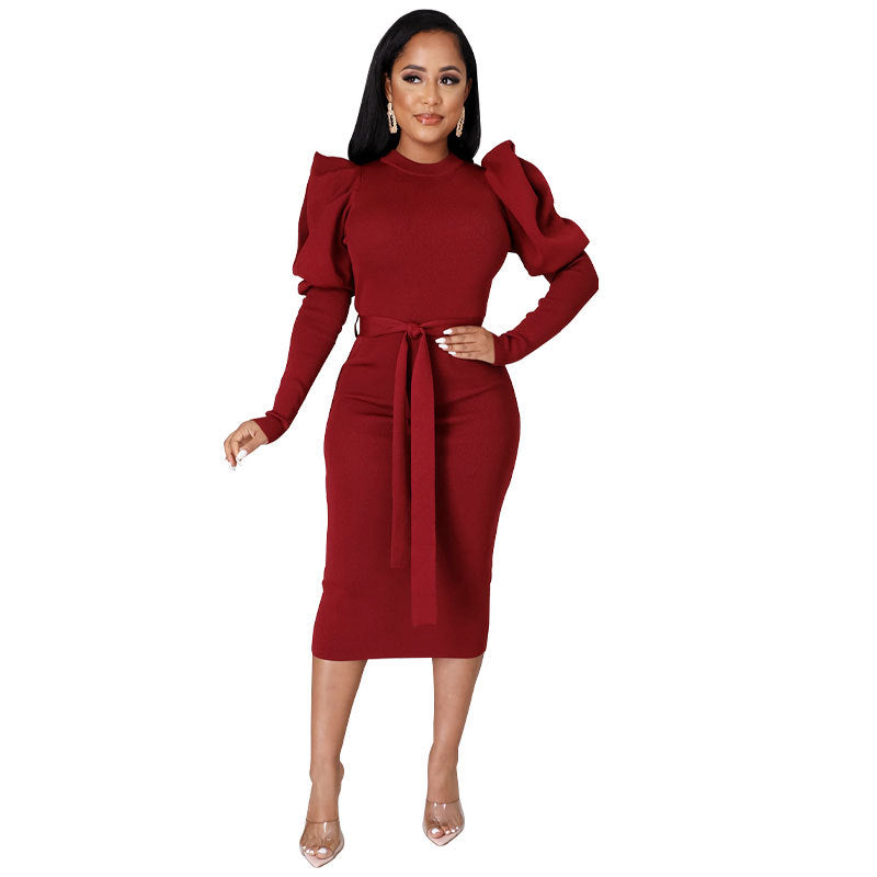 Women Long Sleeves Fall Dresses