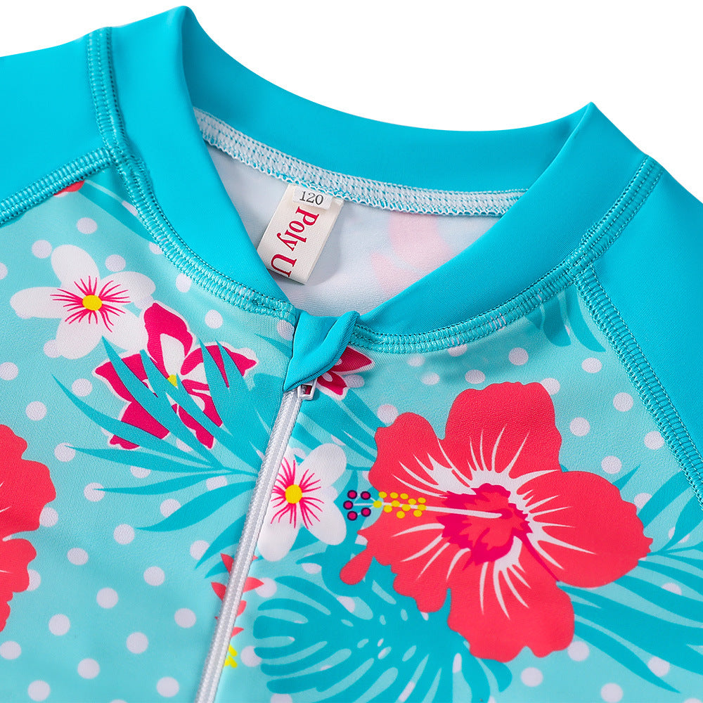 Long Sleeves Summer Beach Swimsuits for Girls