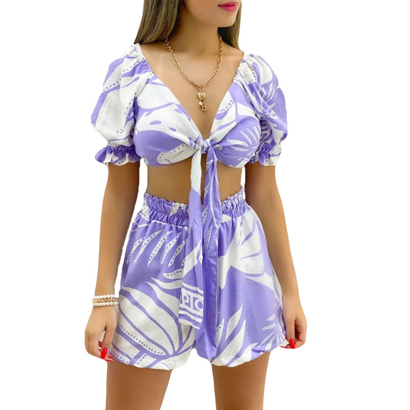 Sexy Summer 2pcs Women Short Outsuits