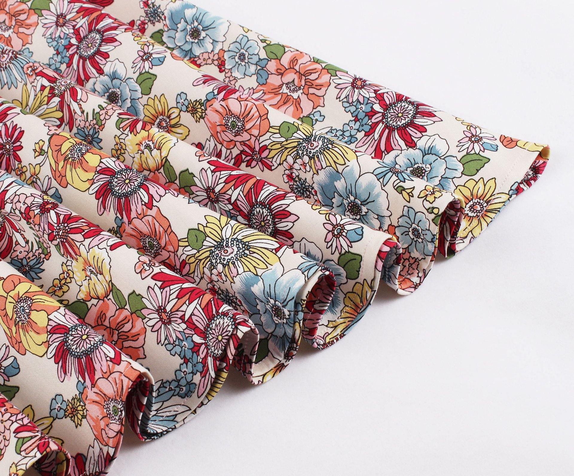 Summer Butterfly Print Short Dresses-STYLEGOING
