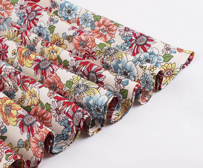 Summer Butterfly Print Short Dresses-STYLEGOING