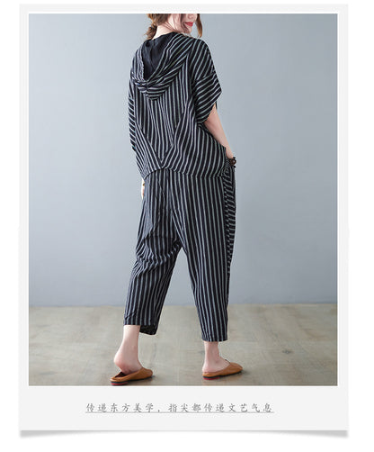 Summer Two Pieces Tops and Harem Pants