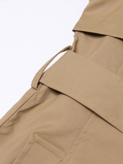 Designed Ruffled Long Sleeves Women Wind Break Coats